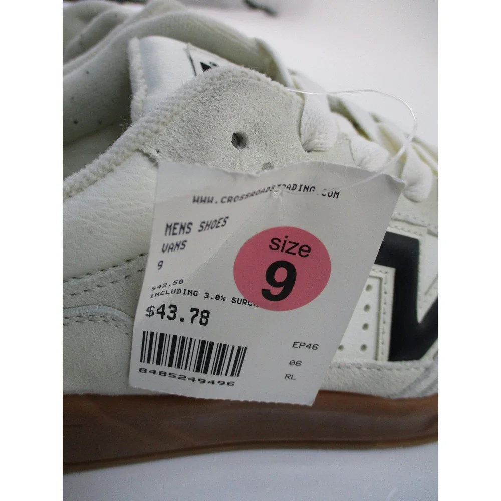 Vans Lowland CC Mens Size 9 Beige Gray Gum Sole Flying V Logo Skate Shoes - Picture 8 of 10